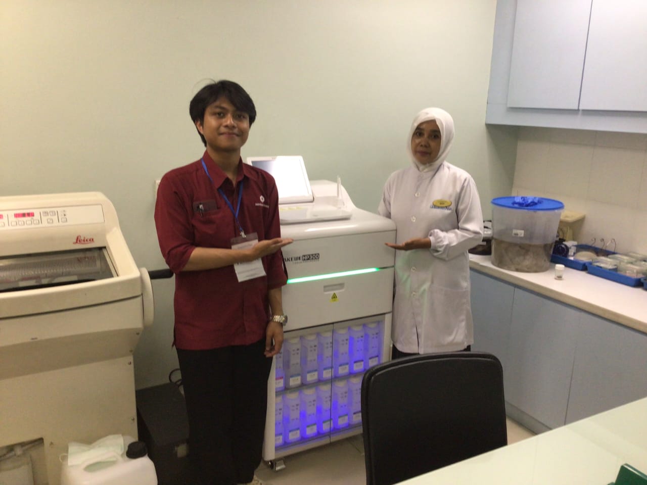 Installasi & Training Tissue Processor Dakewe Medical di RS Columbia.