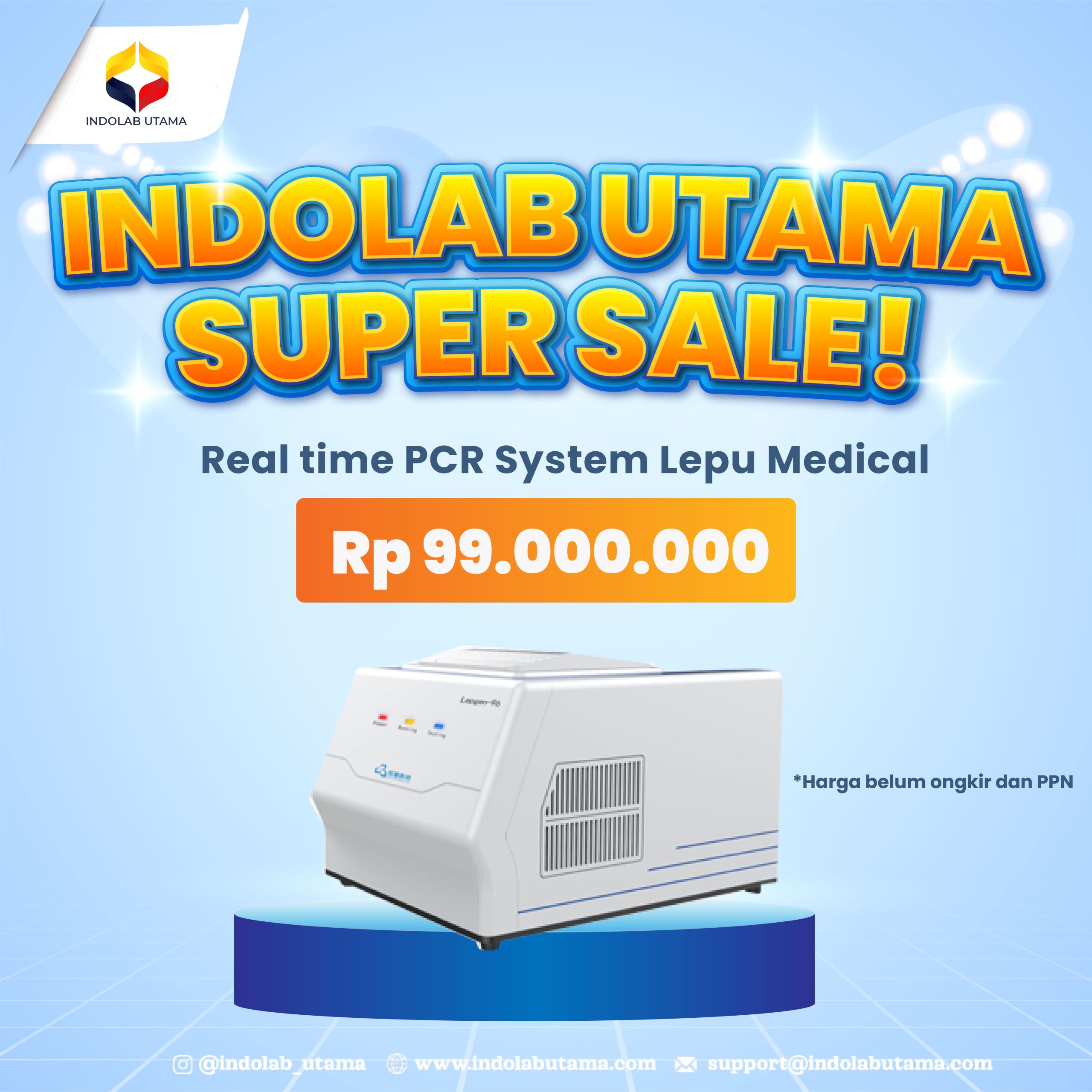 PROMO Real time PCR System Lepu Medical (Instrument only) Rp 99.000.000,00,-