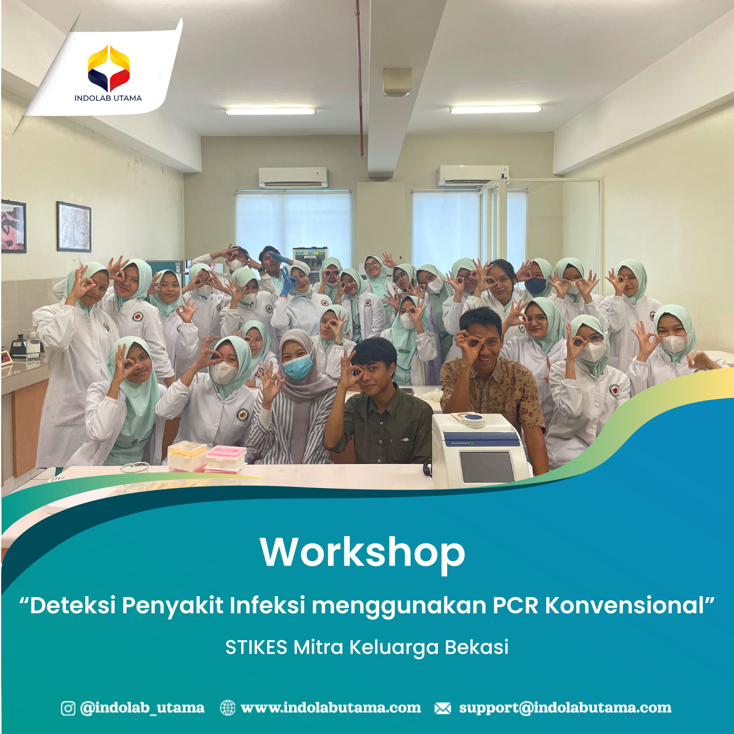 Workshop Teknik PCR: Kolaborasi dan Inovasi di Dunia Kesehatan STIKES MITRA KELUARGA